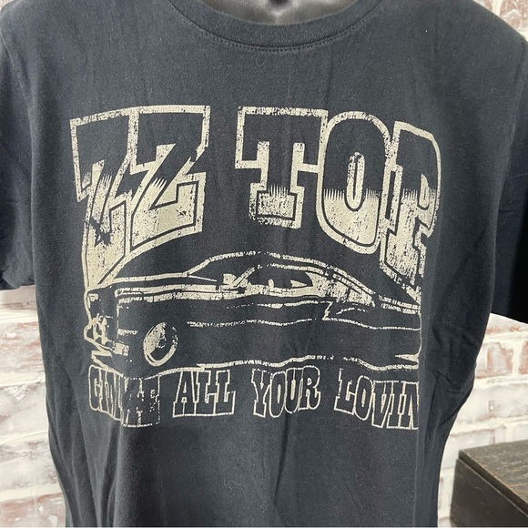 ZZ Top Black Graphic T-Shirt - Picture 2 of 5